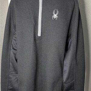 Spyder Black Crewneck Sweater with Sleek Design